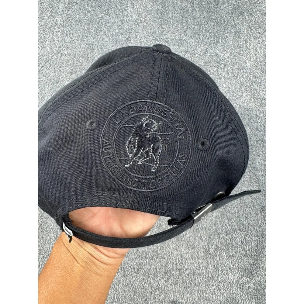 The North Face Black Hat Child Abuse Stops Here La Banderita Tortillas Strapback
